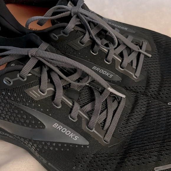 BROOKS 👟 BLACK GTS22 CUSHIONED ADRENALINE ATHLETIC SHOE SNEAKER Men’s 13 D Width - Picture 3 of 14